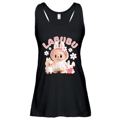 Funny Labubu Cute Labubu The Monsters Meme Ladies Essential Flowy Tank