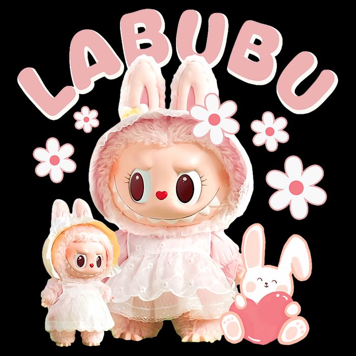 Funny Labubu Cute Labubu The Monsters Meme 16 in Basic Backpack