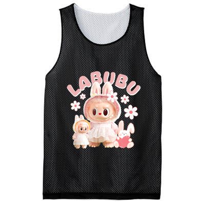 Funny Labubu Cute Labubu The Monsters Meme Mesh Reversible Basketball Jersey Tank
