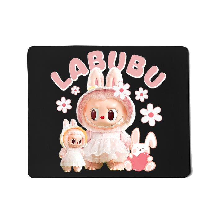 Funny Labubu Cute Labubu The Monsters Meme Mousepad