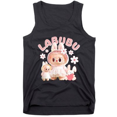 Funny Labubu Cute Labubu The Monsters Meme Tank Top
