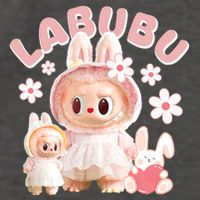 Funny Labubu Cute Labubu The Monsters Meme Vector Backpack