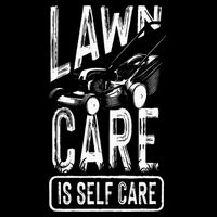 Funny Lawn Care Self Care Dad Lawn Mowing Joke 16 in Basic Backpack