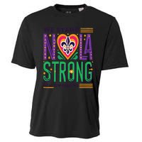 Funny Louisiana Culture T Vintag We Stand Nola Strong Appare Cooling Performance Crew T-Shirt