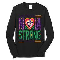 Funny Louisiana Culture T Vintag We Stand Nola Strong Appare Long Sleeve Shirt