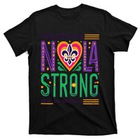 Funny Louisiana Culture T Vintag We Stand Nola Strong Appare T-Shirt