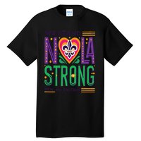 Funny Louisiana Culture T Vintag We Stand Nola Strong Appare Tall T-Shirt