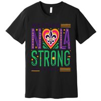 Funny Louisiana Culture T Vintag We Stand Nola Strong Appare Premium T-Shirt