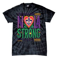 Funny Louisiana Culture T Vintag We Stand Nola Strong Appare Tie-Dye T-Shirt