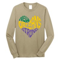 Funny Louisiana Culture T Vintag We Stand Nola Strong Appare Long Sleeve Shirt