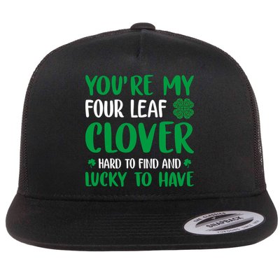 Four Leaf Clover Ireland Irish Proud St.Patrick's Day Flatbill Hat
