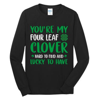 Four Leaf Clover Ireland Irish Proud St.Patrick's Day Tall Long Sleeve T-Shirt