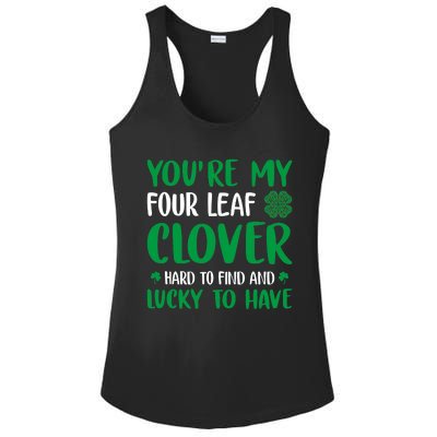 Four Leaf Clover Ireland Irish Proud St.Patrick's Day Ladies PosiCharge Competitor Racerback Tank