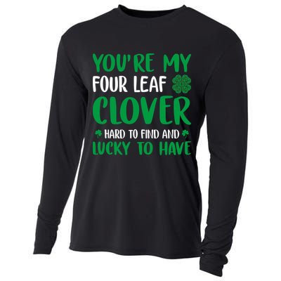 Four Leaf Clover Ireland Irish Proud St.Patrick's Day Cooling Performance Long Sleeve Crew