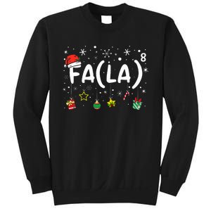 FA (LA)8 Christmas Santa Fa La Math Teacher  Sweatshirt