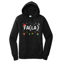 FA (LA)8 Christmas Santa Fa La Math Teacher  Women's Pullover Hoodie