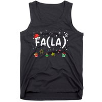 FA (LA)8 Christmas Santa Fa La Math Teacher  Tank Top