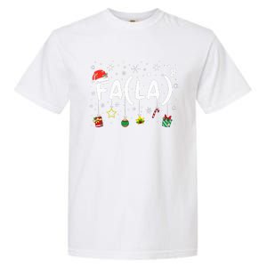 FA (LA)8 Christmas Santa Fa La Math Teacher  Garment-Dyed Heavyweight T-Shirt