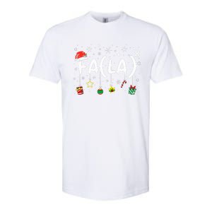 FA (LA)8 Christmas Santa Fa La Math Teacher  Softstyle CVC T-Shirt