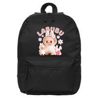 Funny Labubu Cute Labubu The Monsters Meme 16 in Basic Backpack