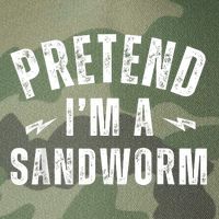 Funny Lazy Costume Last Minute Pretend IM A Sandworm Legacy Tie Dye Trucker Hat