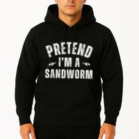 Funny Lazy Costume Last Minute Pretend IM A Sandworm Hoodie