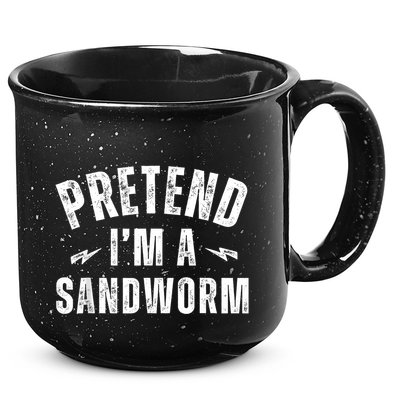 Funny Lazy Costume Last Minute Pretend IM A Sandworm 15oz Campfire Ceramic Mug