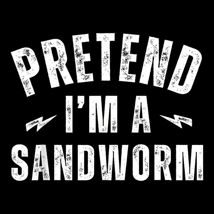 Funny Lazy Costume Last Minute Pretend IM A Sandworm 16 in Basic Backpack