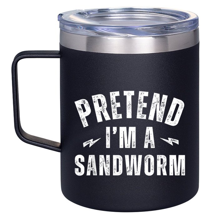 Funny Lazy Costume Last Minute Pretend IM A Sandworm 12oz Stainless Steel Coffee Mug