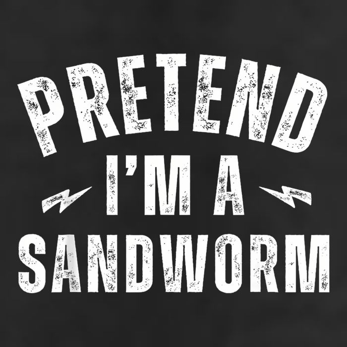 Funny Lazy Costume Last Minute Pretend IM A Sandworm Golf Towel