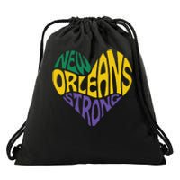 Funny Louisiana Culture T Vintag We Stand Nola Strong Appare Drawstring Bag