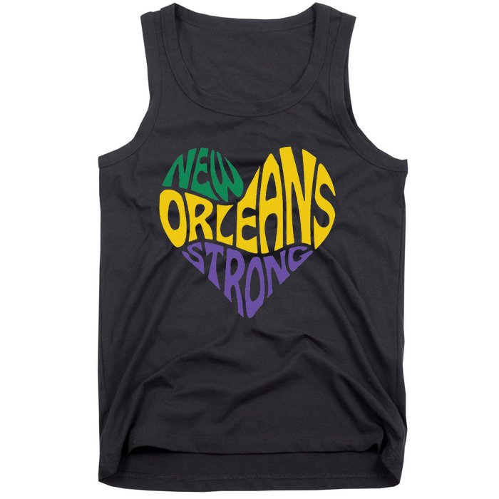 Funny Louisiana Culture T Vintag We Stand Nola Strong Appare Tank Top