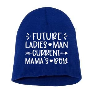 Future Ladies Current Mama's Funny Mama Valentines Gift Short Acrylic Beanie