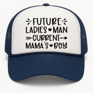 Future Ladies Current Mama's Funny Mama Valentines Gift Trucker Hat