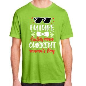 Future Ladies Current Mama's Funny Mama Valentines Gift Adult ChromaSoft Performance T-Shirt