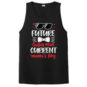 Future Ladies Current Mama's Funny Mama Valentines Gift PosiCharge Competitor Tank