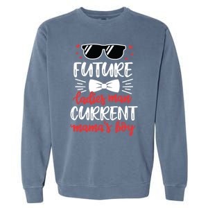 Future Ladies Current Mama's Funny Mama Valentines Gift Garment-Dyed Sweatshirt