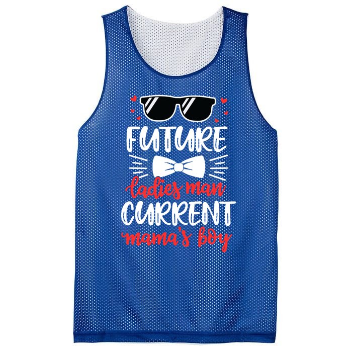 Future Ladies Current Mama's Funny Mama Valentines Gift Mesh Reversible Basketball Jersey Tank