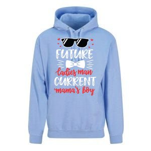 Future Ladies Current Mama's Funny Mama Valentines Gift Unisex Surf Hoodie