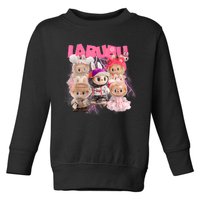 Funny Labubu Cute Labubu The Monsters Meme Vintage Toddler Sweatshirt