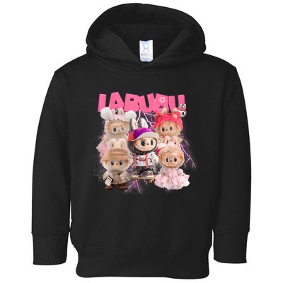 Funny Labubu Cute Labubu The Monsters Meme Vintage Toddler Hoodie