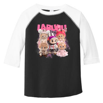 Funny Labubu Cute Labubu The Monsters Meme Vintage Toddler Fine Jersey T-Shirt