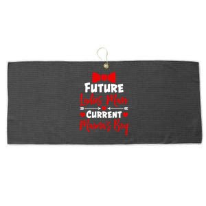 Future Ladies Current Mama's Cute Gift Valentine's Day Gift Large Microfiber Waffle Golf Towel