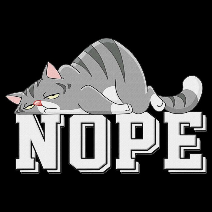 Funny Lazy Cat Nope Not Today Cat Baby Bodysuit