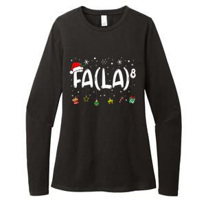 Fa (La)8 Christmas Santa Fa La Math Teacher Womens CVC Long Sleeve Shirt