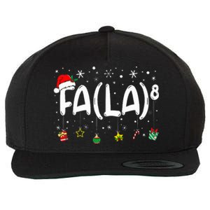 Fa (La)8 Christmas Santa Fa La Math Teacher Wool Snapback Cap