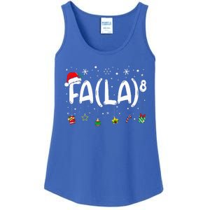 Fa (La)8 Christmas Santa Fa La Math Teacher Ladies Essential Tank