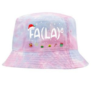 Fa (La)8 Christmas Santa Fa La Math Teacher Tie-Dyed Bucket Hat