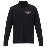 Fantasy League Champ 2024 Winner Fantasy Football Champion Performance Long Sleeve Polo