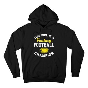 Fantasy League Champ Winner Fantasy Football Champion Hoodie